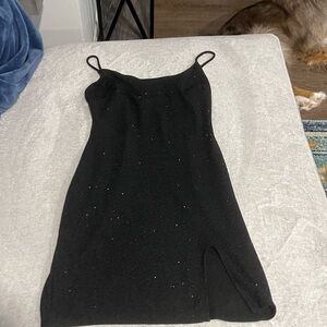 Windsor Black Slip Mini Dress Night Out